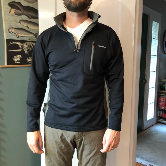 simms fleece midlayer